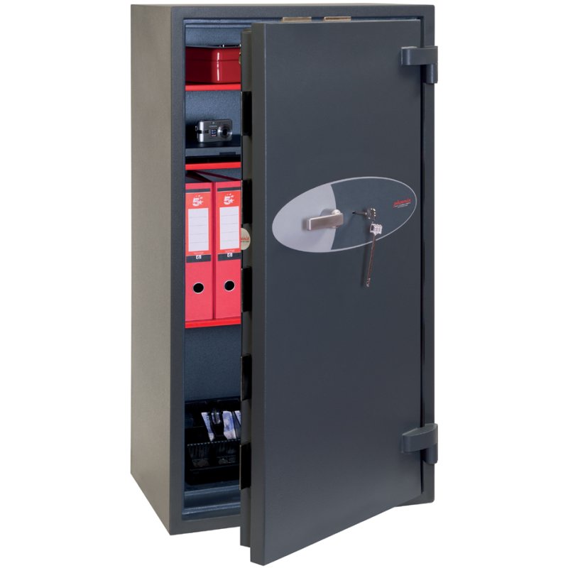 Phoenix coffre-fort antieffraction HS3551K, degré de résistance 3, gris graphite, 56 litres